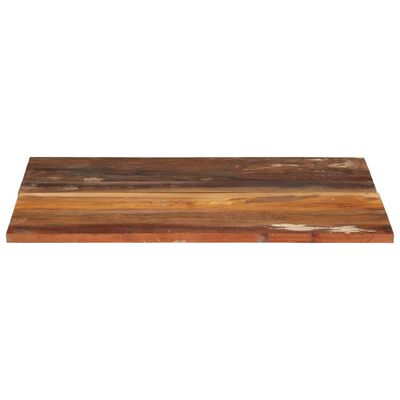 vidaXL Tablero de mesa madera maciza reciclada 70x60x(1,5-1,6) cm