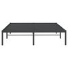 vidaXL Estructura de cama sin colchón metal negro 160x200 cm