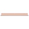 vidaXL Estante flotante 2 pcs Rosa 60 x 18 x 2,5 cm Acero