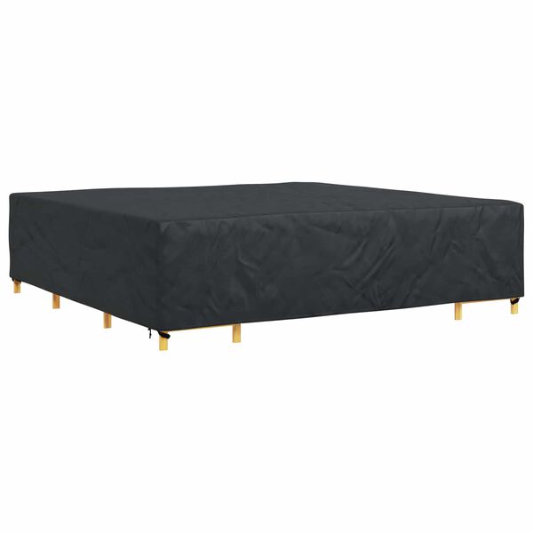 vidaXL Funda para muebles Liso Negro 300 x 300 x 70 cm 210D