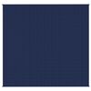 vidaXL Manta con peso tela azul 220x230 cm 11 kg