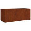 vidaXL Jardinera acero corten 200x80x80 cm