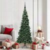 vidaXL &Aacute;rbol de Navidad Artificial de Esquina Verde 180 cm PVC y Metal