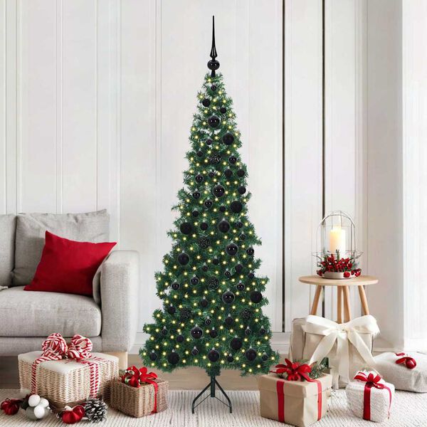 vidaXL &Aacute;rbol de Navidad Artificial de Esquina Verde 180 cm PVC y Metal