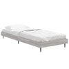 vidaXL Estructura de cama madera de ingenier&iacute;a gris Sonoma 75x190 cm