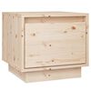 vidaXL Mesita de noche madera maciza de pino 35x34x32 cm