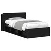 vidaXL Estructura de cama con almacenamiento Negro 100 x 200 cm