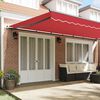 vidaXL Toldo Retr&aacute;ctil Manual Rojo 600 x 300 cm Poli&eacute;ster y Acero