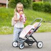 Smoby Cochecito deportivo de mu&ntilde;ecas gemelar Maxi-Cosi rosa claro