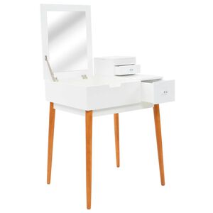 vidaXL Tocador con espejo de MDF 60x50x86 cm
