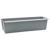 vidaXL Cajas de flores para palets Euro 24 uds. Gris claro
