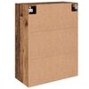 vidaXL Armario de pared 2 pcs Madera vieja 69,5 x 34 x 90 cm