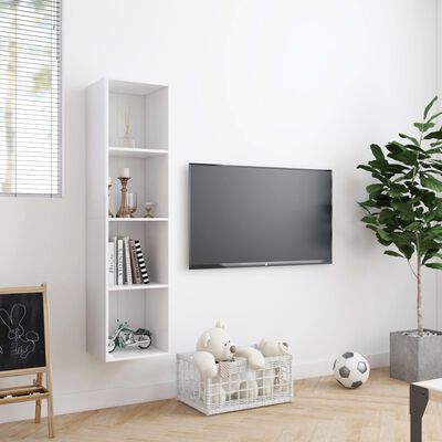 vidaXL Estantería/mueble para TV blanco 143x30x36 cm