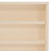 vidaXL Vitrina de madera para coleccionistas con puertas 80x8,5x37 cm