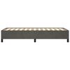 vidaXL Estructura de cama sin colch&oacute;n terciopelo gris oscuro 90x190 cm