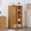 vidaXL Mueble de Cuarto de Ba&ntilde;o con estante VIGO Marr&oacute;n y Marr&oacute;n Miel