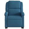vidaXL Sill&oacute;n reclinable elevable de terciopelo azul