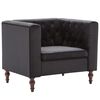 vidaXL Sill&oacute;n de terciopelo negro