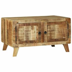 vidaXL Mesa de Caf&eacute; Marr&oacute;n 80 x 54 x 45 cm Madera de mango maciza