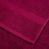 vidaXL Toalla de Invitado SOLUND Burdeos Algod&oacute;n