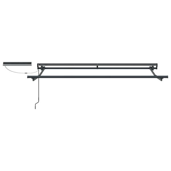 vidaXL Toldo Retr&aacute;ctil El&eacute;ctrico Burdeos 2,5 x 2 m