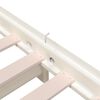 vidaXL Cama apilable de madera pino maciza blanco 80x200 cm