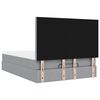 vidaXL Estructura cama otomana colch&oacute;n tela gris claro 140x200cm