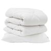 vidaXL Juego de Edred&oacute;n con almohada 2 uds. Blanco Microfibra