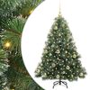 vidaXL &Aacute;rbol de Navidad artificial con 150 LED Verde 120 cm PE y PVC