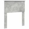 vidaXL Cabecero Gris Concreto Madera contrachapada