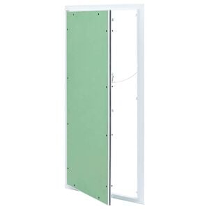 vidaXL Panel de acceso Verde y Plata 45 x 85 cm Aluminio y Pladur