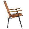 Bo-Camp Silla plegable de camping Bushwick marr&oacute;n