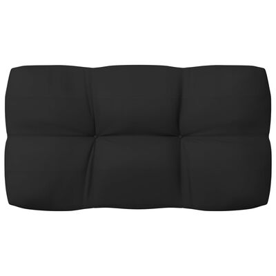 vidaXL Cojines para sofá de palets 7 piezas negro