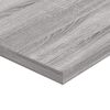 vidaXL Estantes pared 4 uds madera ingeniería gris Sonoma 60x30x1,5 cm