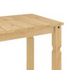 vidaXL Juego de comedor Panama 7 pzas madera maciza de pino