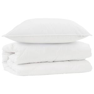 vidaXL Juego de Edred&oacute;n con almohada 2 uds. Microfibra