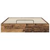 vidaXL Estructura de Cama Ottoman Madera vieja 193 x 120 x 25 cm