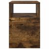 vidaXL Mesa Auxiliar Roble ahumado 30,5 x 30 x 45 cm