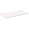 vidaXL Tablero de escritorio madera maciza pino blanco 100x50x2,5 cm