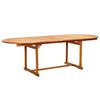 vidaXL Juego comedor de jard&iacute;n 7 pzas madera maciza acacia y textileno