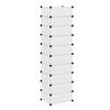 vidaXL Zapatero apilable con 10 compartimentos blanco