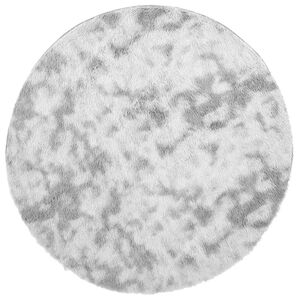 vidaXL Alfombra de pelo largo NAVARRA gris plateado 160x160 cm