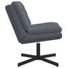 vidaXL Sill&oacute;n Relax giratorio Gris oscuro 63 x 75 x 76 cm Terciopelo