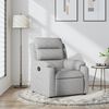 vidaXL Sill&oacute;n reclinable de tela gris claro