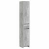 vidaXL Mueble de Cuarto de Ba&ntilde;o Gris Hormig&oacute;n 30 x 33 x 190 cm
