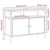 vidaXL Gabinete de Lavabo para Ba&ntilde;o con puerta Marr&oacute;n 80 x 30 x 60 cm