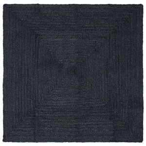 vidaXL Alfombra de &aacute;rea Gris oscuro 240 x 240 cm yute