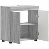 vidaXL Juego de Muebles de Ba&ntilde;o TULUM Gris Sonoma 60 x 34 x 63 cm