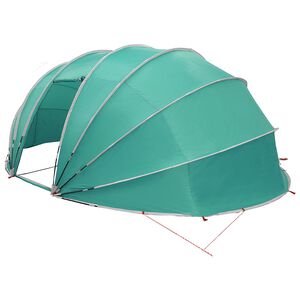 vidaXL Tienda de piscina tipo c&uacute;pula 538 x 440 x 204 cm Verde Mar