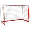 vidaXL Porter&iacute;a de f&uacute;tbol acero 184x91x124,5 cm